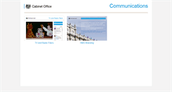 Desktop Screenshot of communication.cabinetoffice.gov.uk