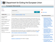 Tablet Screenshot of europeanmemorandum.cabinetoffice.gov.uk